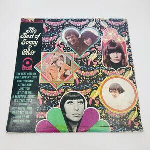 Sonny & Cher - The Best of Sonny & Cher 1967 LP Vinyl Record 1960"s Sonny Bono